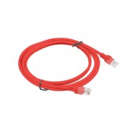 PATCHCORD KAT.5E UTP 2M CZERWONY FLUKE PASSED LANBERG 10-PACK