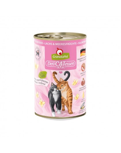 GRANATAPET DeliCATessen Salmon and seafood - wet cat food - 400g