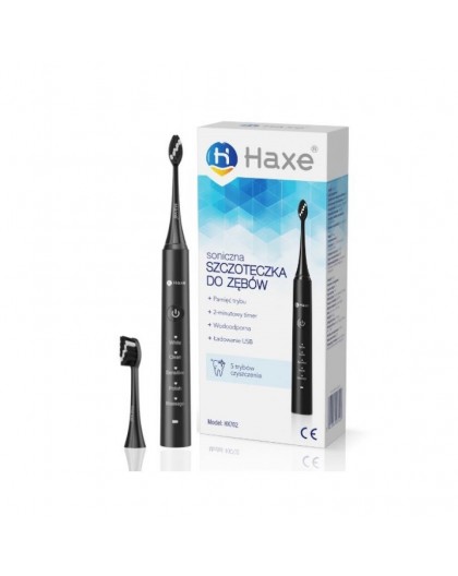 Black sonic electric toothbrush HX702