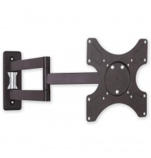Techly 19-37" Wall Bracket for LED LCD TV Tilt 3 Joints Black" ICA-LCD 2903