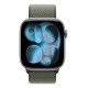 Apple MFFJ4ZM/A Smart Wearable Accessories Band Green Nylon, Recycled polyester, Spandex