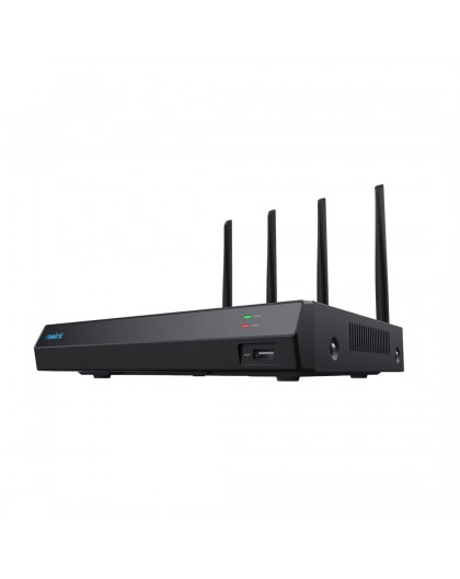 Reolink NVS12W - 12-Channel Wi-Fi 6 NVR, Support Up to 16MP Cam, 5/2.4 GHz Wi-Fi, 2TB HDD, 16TB Storage Capacity, black