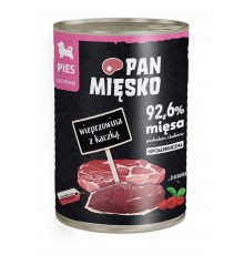 PAN MIĘSKO Pork with Duck Puppies - wet dog food - 400g