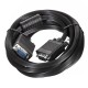Gembird CC-PPVGA-10-B VGA cable 3 m VGA (D-Sub) Black