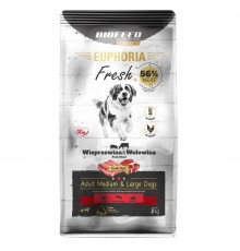 BIOFEED Euphoria Fresh Adult Medium & Large Pork with beef - dry dog food - 2kg