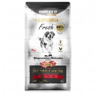 BIOFEED Euphoria Fresh Adult Medium & Large Pork with beef - dry dog food - 2kg