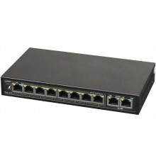 PULSAR S108 network switch Fast Ethernet (10/100) Power over Ethernet (PoE) Black