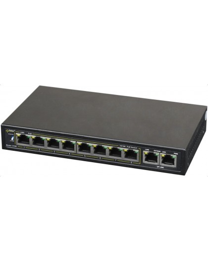 PULSAR S108 network switch Fast Ethernet (10/100) Power over Ethernet (PoE) Black