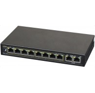 PULSAR S108 network switch Fast Ethernet (10/100) Power over Ethernet (PoE) Black