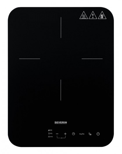 Severin KP 1032 hob Black, Grey Countertop 28 cm Zone induction hob 1 zone(s)