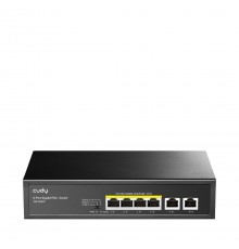 Cudy GS1006P network switch Unmanaged Gigabit Ethernet (10/100/1000) Power over Ethernet (PoE) Black