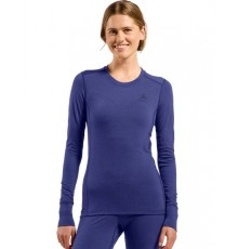 Odlo BL TOP crew neck l/s MERINO 200 long-sleeved thermal underwear, size S, blue