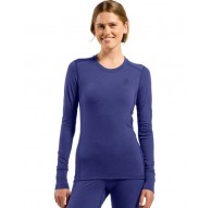 Odlo BL TOP crew neck l/s MERINO 200 long-sleeved thermal underwear, size S, blue