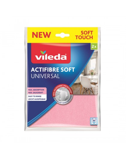 Vileda ACTIFIBRE Soft Universal Soft cloth 2 pc.