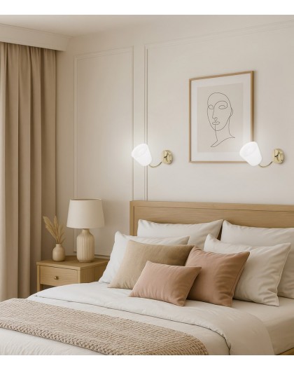 Activejet Wall lamp AJE-EMILY 1P GOLD E27 1x40W