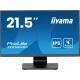 iiyama ProLite 21.5” PCAP 10pt Touchscreen monitor featuring IPS panel technology, Edge-to-Edge glass design and Anti Glare coat