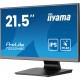 iiyama ProLite 21.5” PCAP 10pt Touchscreen monitor featuring IPS panel technology, Edge-to-Edge glass design and Anti Glare coat
