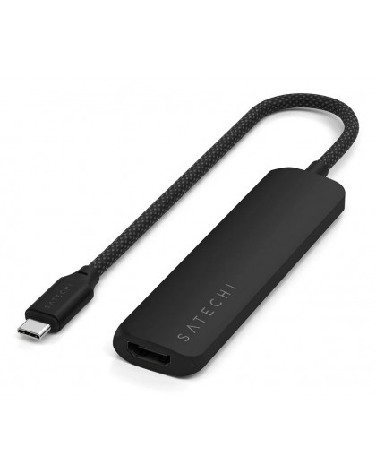 Satechi ST-P4SK interface hub USB Type-C 10000 Mbit/s Black