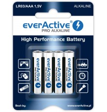 Alkaline batteries AAA / LR03 everActive Pro - 4 pieces (blister)