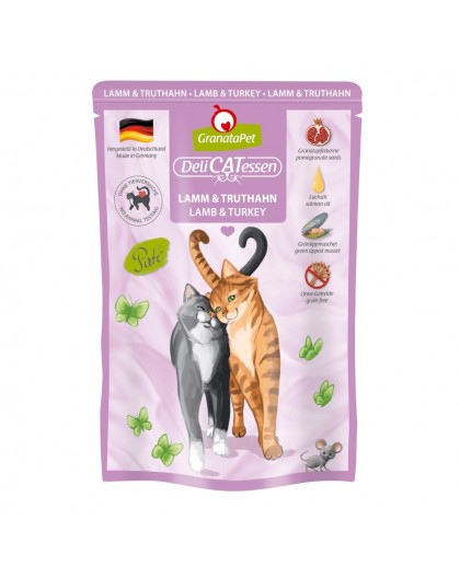 GRANATAPET DeliCATessen Lamb and turkey - wet cat food - 85g