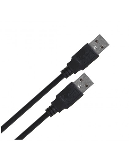Lanberg CA-USBA-20CU-0010-BK USB cable 1m 2.0 USB A Black