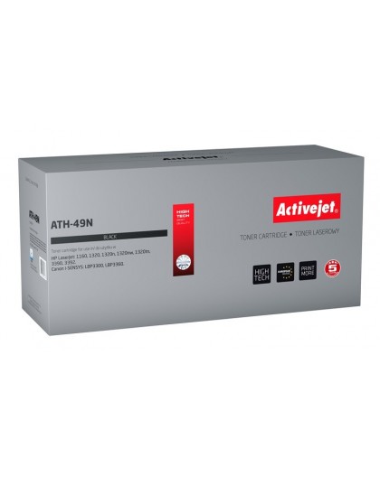 Activejet ATH-49N Toner (replacement for HP 49A Q5949A, Canon CRG-708 Supreme 3200 pages black)