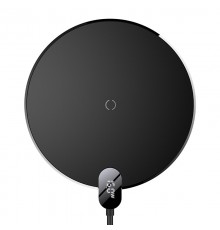 Baseus CCED000001 mobile device charger Headphones, Smartphone Black USB Wireless charging Indoor