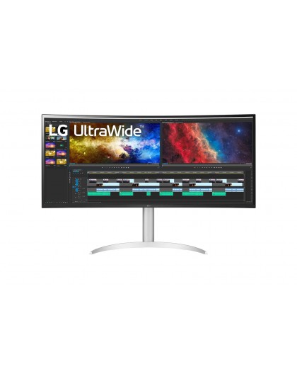 LG 38BQ85C-W computer monitor 95.2 cm (37.5") 3840 x 1600 pixels Quad HD+ White