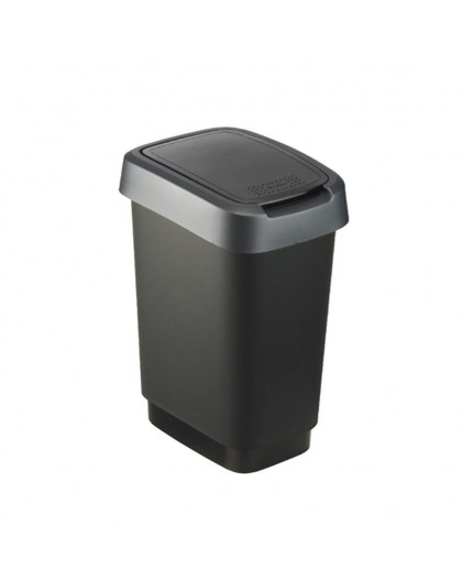 ROTHO Twist Silver - trash bin – 25l