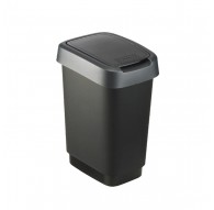 ROTHO Twist Silver - trash bin – 25l