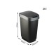 ROTHO Twist Silver - trash bin – 25l