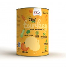 SYTA MICHA Chef Turkey with vegetables - wet dog food - 400g