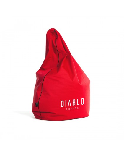 DIABLO gaming pouffe red