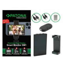 PATONA 4199 camera monitor 10.1 cm (3.97") Black 480 x 800 pixels Touchscreen
