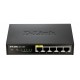 D-Link DES-1005P network switch Unmanaged Black Power over Ethernet (PoE)