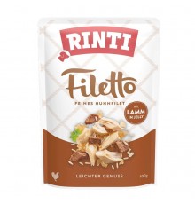 RINTI Filetto Chicken fillet with lamb - wet dog food - 100g