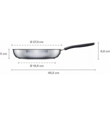 FS. 26cm FRYING PAN WITH FUNCTIONAL FORM CERAMIC COATING