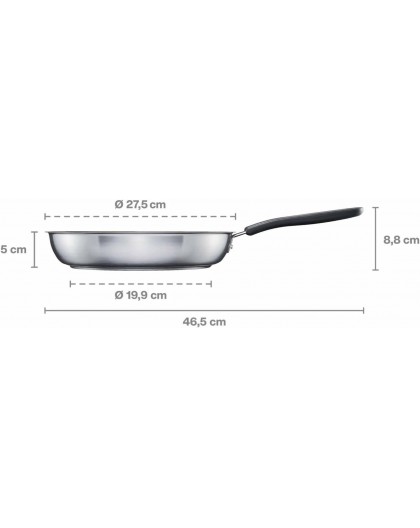 FS. 26cm FRYING PAN WITH FUNCTIONAL FORM CERAMIC COATING