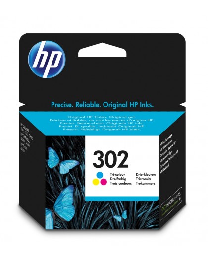 HP 302 Tri-color Original Ink Cartridge
