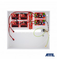 Zestaw buforowy do 17 kamer IP switch PoE 17P+1UP ATTE IPUPS-17-11-H