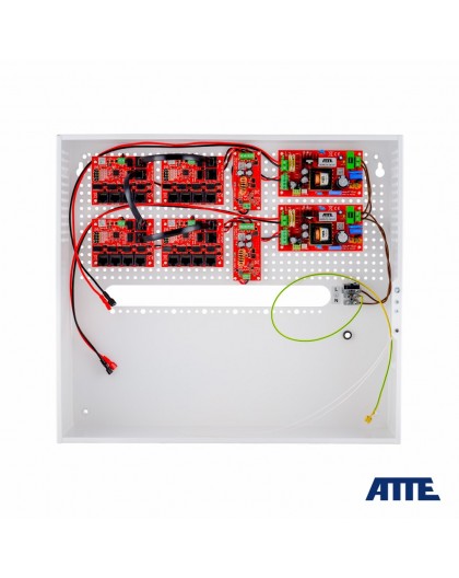Zestaw buforowy do 17 kamer IP switch PoE 17P+1UP ATTE IPUPS-17-11-H