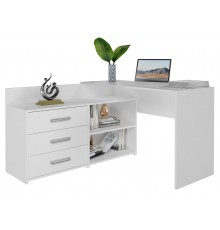 Topeshop DANY BIEL KPL computer desk White