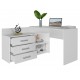 Topeshop DANY BIEL KPL computer desk White