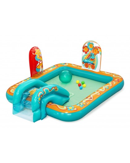 Bestway Retro Groove Kids Inflatable Play Center and Pool 1.93 m x 1.52 m x 74 cm