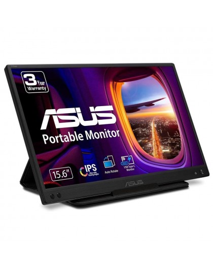 ASUS ZenScreen MB166C computer monitor 39.6 cm (15.6") 1920 x 1080 pixels Full HD LED Black