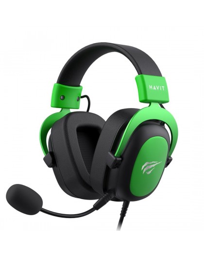 Havit H2002d Headset Wired Head-band Gaming Black, Green