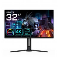 GIGABYTE AORUS FO32U2 32” OLED Gaming Monitor - 3840 x 2160(UHD), 240Hz, 0.03ms, KVM, 250 cd/m2, FreeSync Premium Pro, DisplayHD