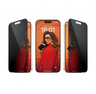 PanzerGlass ® Privacy Screen Protector iPhone 15 Pro | Ultra-Wide Fit w. EasyAligner Clear screen protector Apple 1 pc(s)