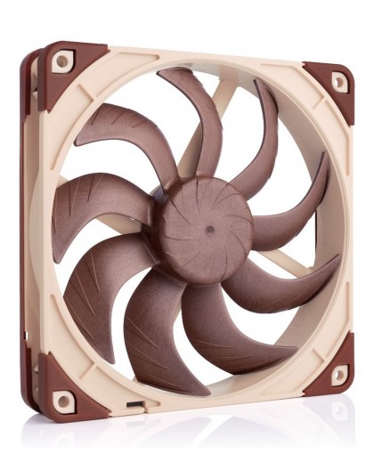 Noctua NF-A14X25 G2 LS-PWM computer cooling system Computer case Air cooler 14 cm Beige, Brown 1 pc(s)