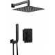 Concealed shower set with thermostatic BOX